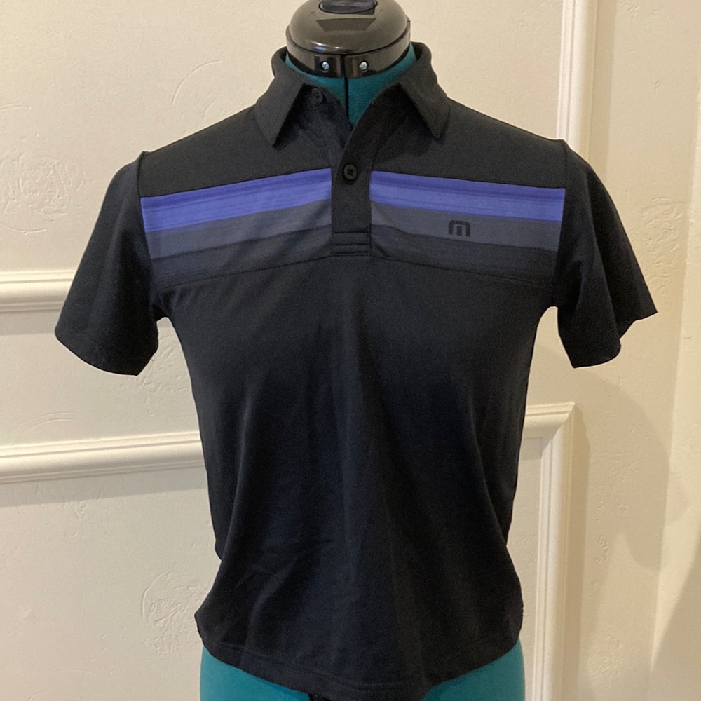 Travis Matthew Boys Polo l Purple and Black
